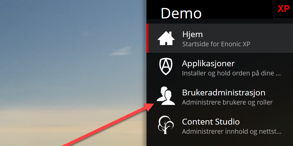 Klikk deg inn her for å administrere dine brukere